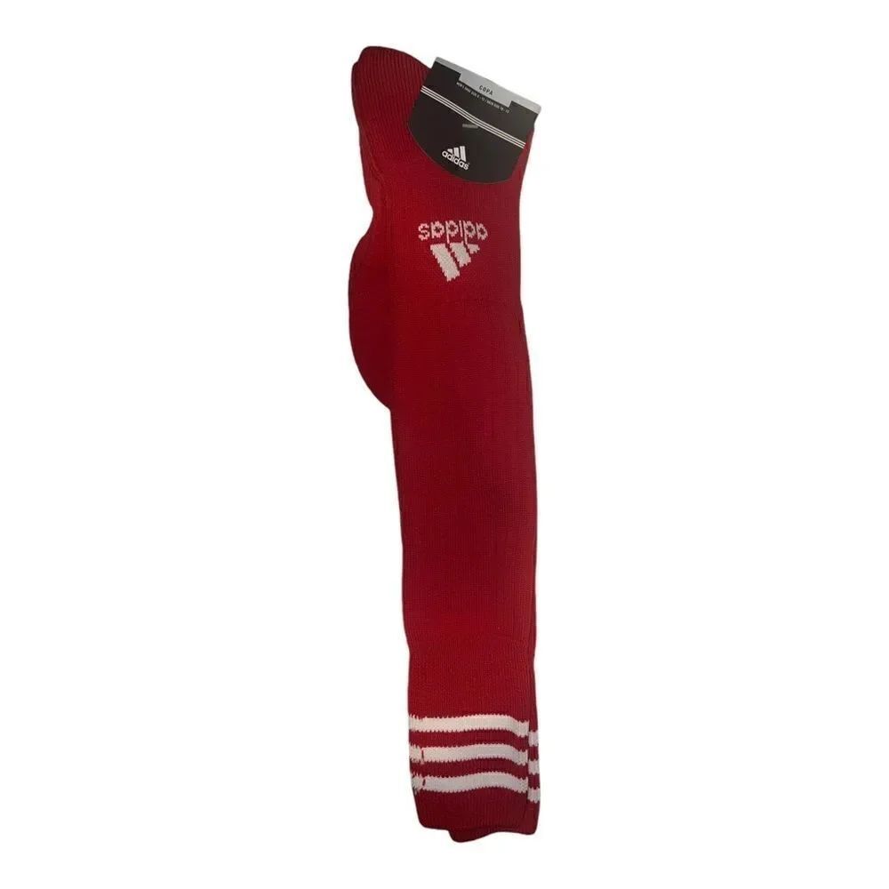 Adidas Red Men's 2002 Copa Zone Cushion Soccer Socks Shoe Sz 6-12 New